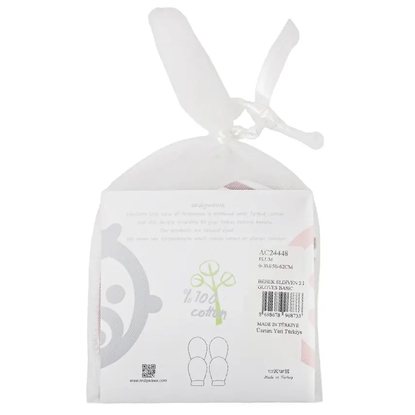 Andy Wawa Unisex Eldiven 2li Basic Mürdüm - 4