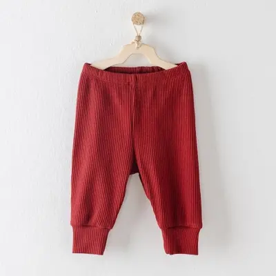 Andy Wawa Unisex Pantolon Modal Bordo (1)