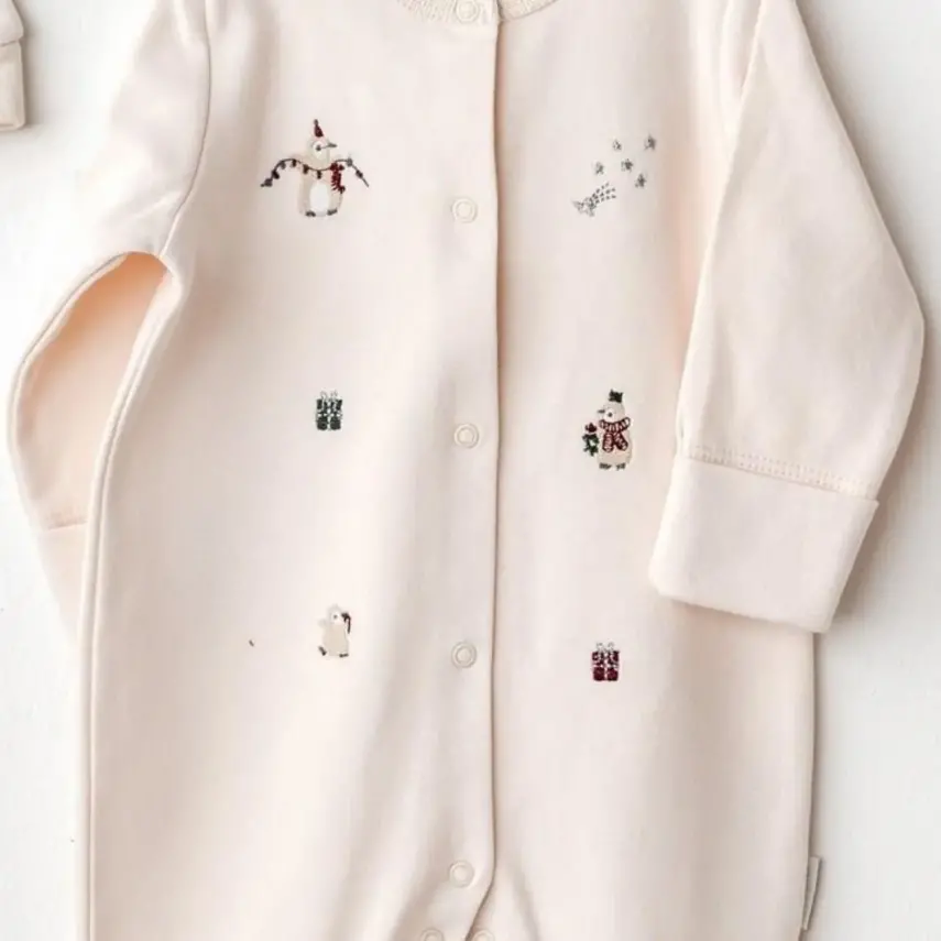 Andy Wawa Unisex Tulum Şapka Takım Penguin Ekru - 3