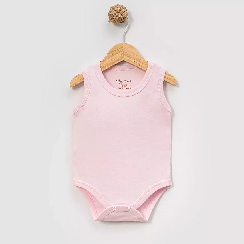 Angeltouch Body Askılı Penye Pembe - 1