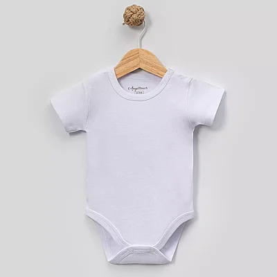 Angeltouch Body Kısa Kol Penye Beyaz 