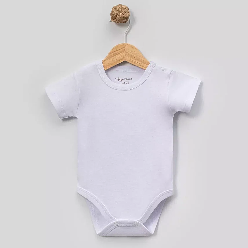 Angeltouch Body Kısa Kol Penye Beyaz - 1