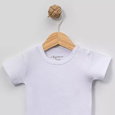 Angeltouch Body Kısa Kol Penye Beyaz - 2