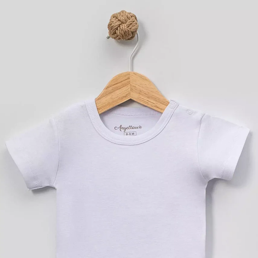 Angeltouch Body Kısa Kol Penye Beyaz - 2