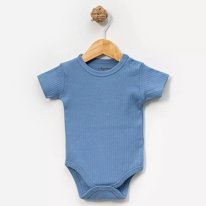 Angeltouch Body Kısa Kol Raporlu İndigo - 1