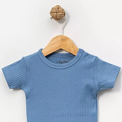 Angeltouch Body Kısa Kol Raporlu İndigo - 2