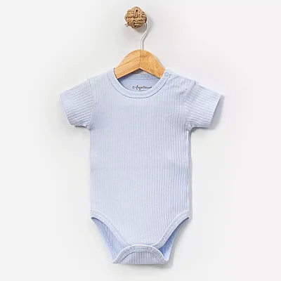 Angeltouch Body Kısa Kol Raporlu Mavi 