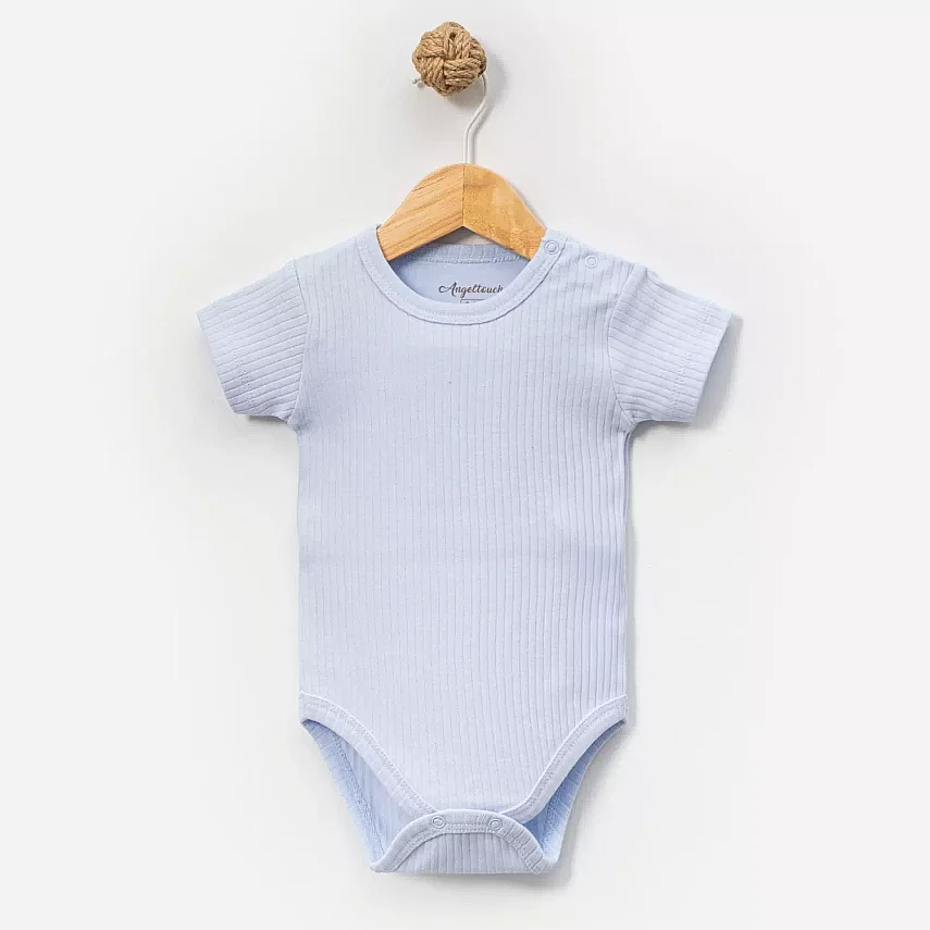 Angeltouch Body Kısa Kol Raporlu Mavi - 1