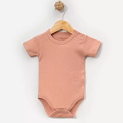 Angeltouch Body Kısa Kol Raporlu Mürdüm 