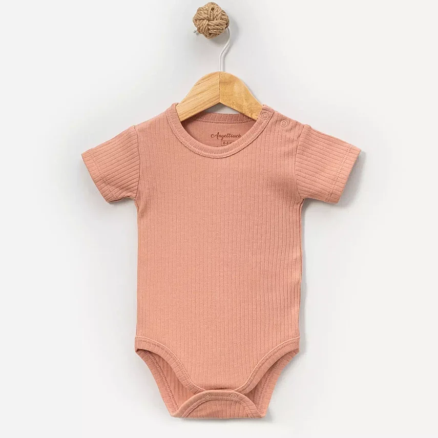 Angeltouch Body Kısa Kol Raporlu Mürdüm - 1