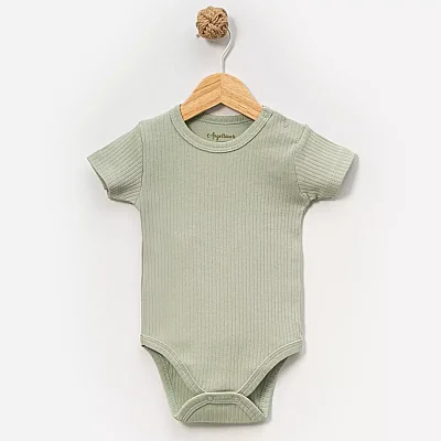 Angeltouch Body Kısa Kol Raporlu Yeşil 