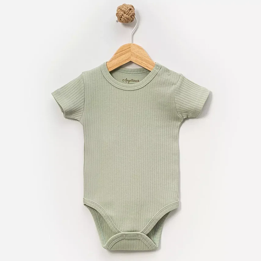 Angeltouch Body Kısa Kol Raporlu Yeşil - 1