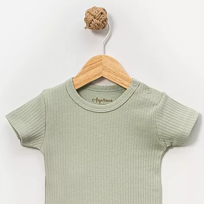 Angeltouch Body Kısa Kol Raporlu Yeşil - 2