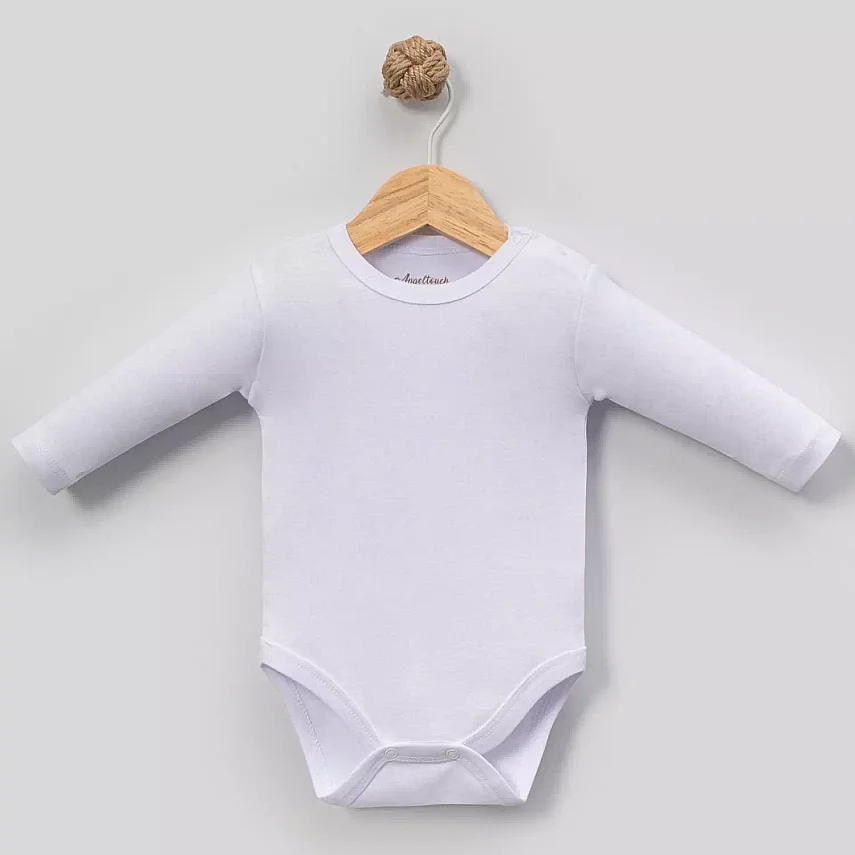 Angeltouch Body Uzun Kol Penye Beyaz - 1
