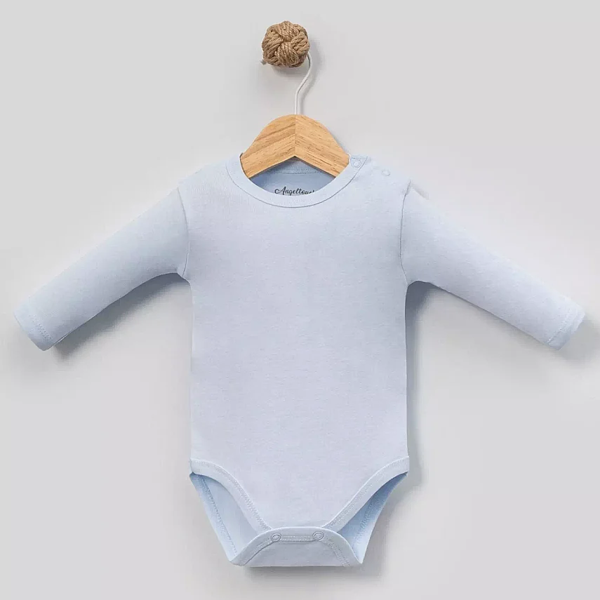 Angeltouch Body Uzun Kol Penye Mavi - 1
