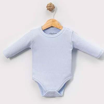 Angeltouch Body Uzun Kol Raporlu Mavi 