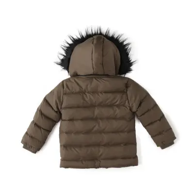 Angeltouch Erkek Su Geçirmez Kaz Tüyü Kaban Haki - 5