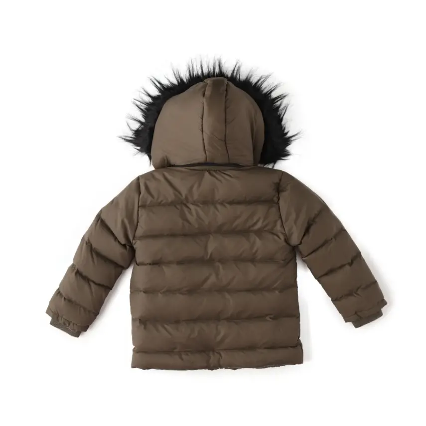 Angeltouch Erkek Su Geçirmez Kaz Tüyü Kaban Haki - 7