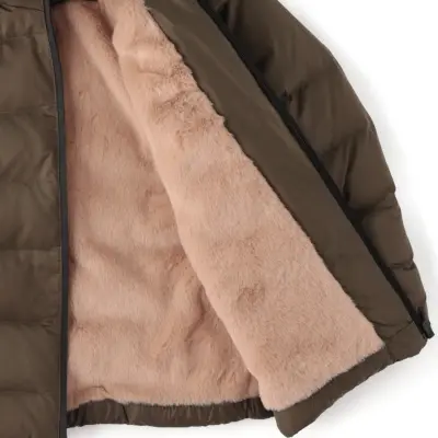 Angeltouch Erkek Su Geçirmez Kaz Tüyü Kaban Haki - 4