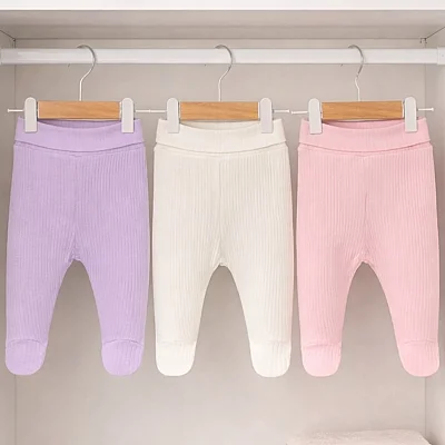 Angeltouch Pantolon Patikli Raporlu 3'lü Set Kız Bebek 0-3 Ay