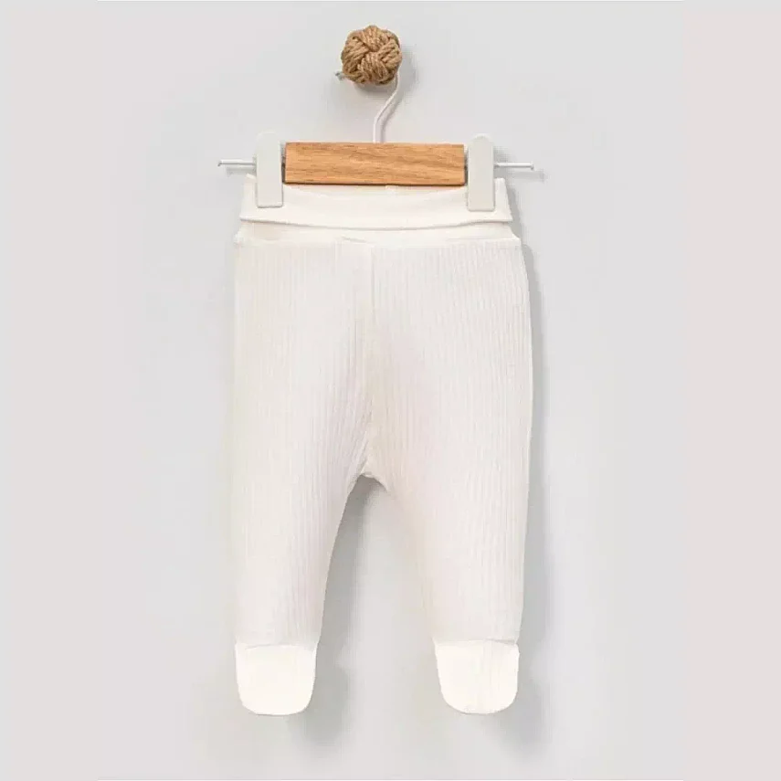 Angeltouch Pantolon Patikli Raporlu 3'lü Set Kız Bebek 0-3 Ay - 2