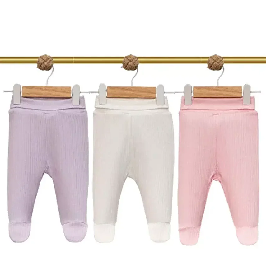 Angeltouch Pantolon Patikli Raporlu 3'lü Set Kız Bebek 6-9 Ay - 1