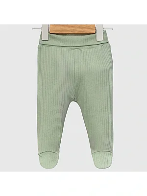 Angeltouch Pantolon Patikli Raporlu 3'lü Set Kız-Erkek Unisex Bebek 6-9 Ay - 4
