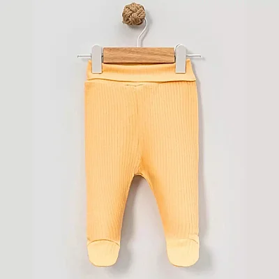Angeltouch Pantolon Patikli Raporlu 3'lü Set Kız-Erkek Unisex Bebek 6-9 Ay (1)