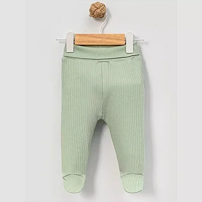 Angeltouch Pantolon Patikli Raporlu 3'lü Set Kız-Erkek Unisex Bebek 6-9 Ay - 4