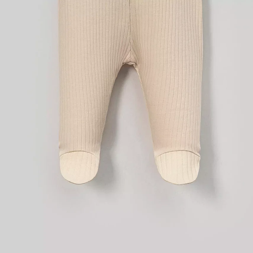 Angeltouch Pantolon Patikli Raporlu Bej - 3