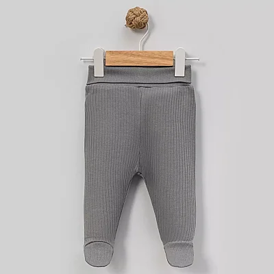 Angeltouch Pantolon Patikli Raporlu Gri