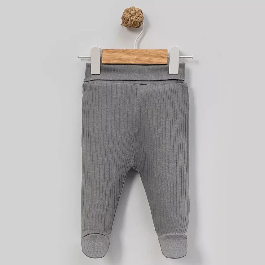 Angeltouch Pantolon Patikli Raporlu Gri - 1