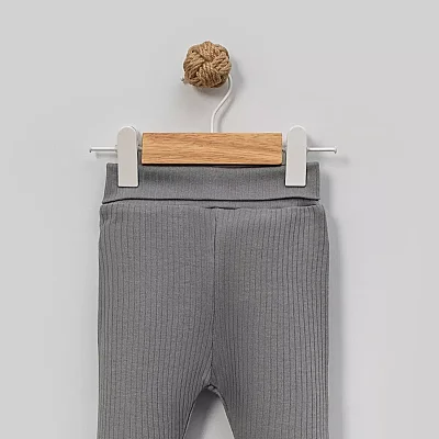 Angeltouch Pantolon Patikli Raporlu Gri (1)