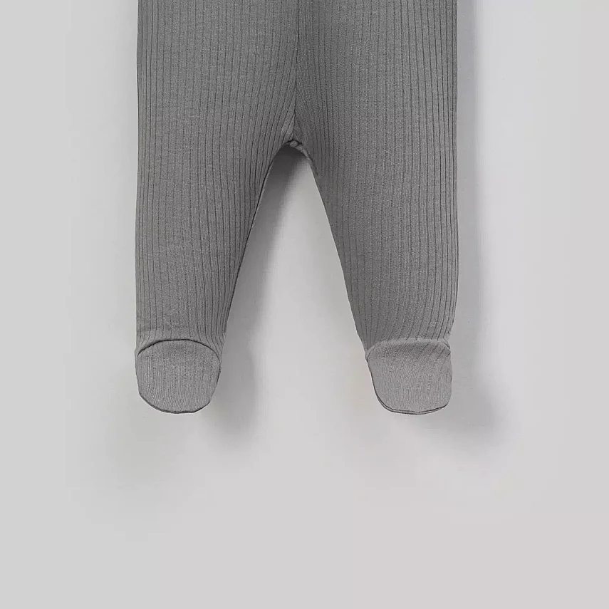 Angeltouch Pantolon Patikli Raporlu Gri - 3