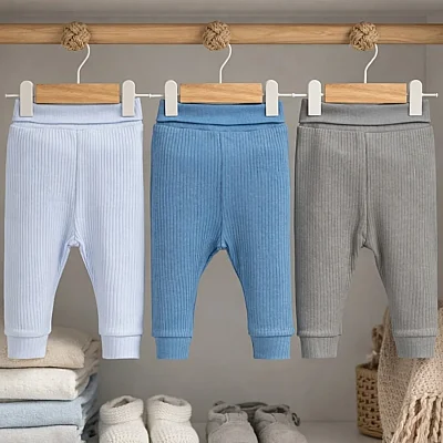 Angeltouch Pantolon Patiksiz Raporlu 3'lü Set -Erkek Bebek 12-18 Ay