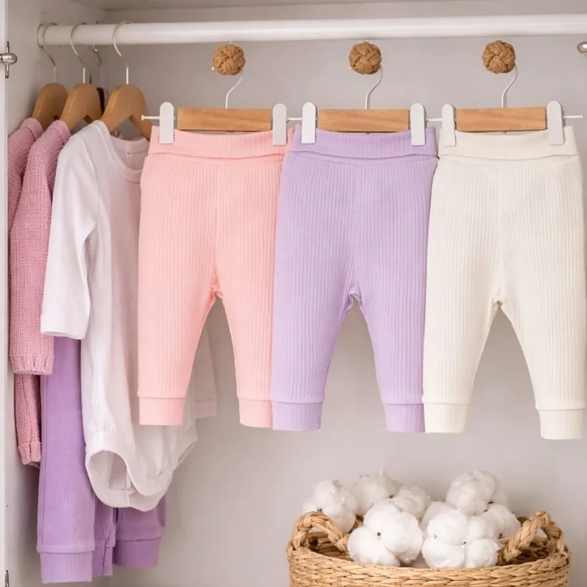 Angeltouch Pantolon Patiksiz Raporlu 3'lü Set Kız Bebek 9-12 Ay - 2
