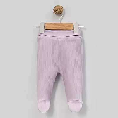 Angeltouch Pantolon Patikli Raporlu Lila