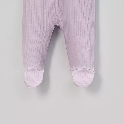 Angeltouch Pantolon Patikli Raporlu Lila - 3