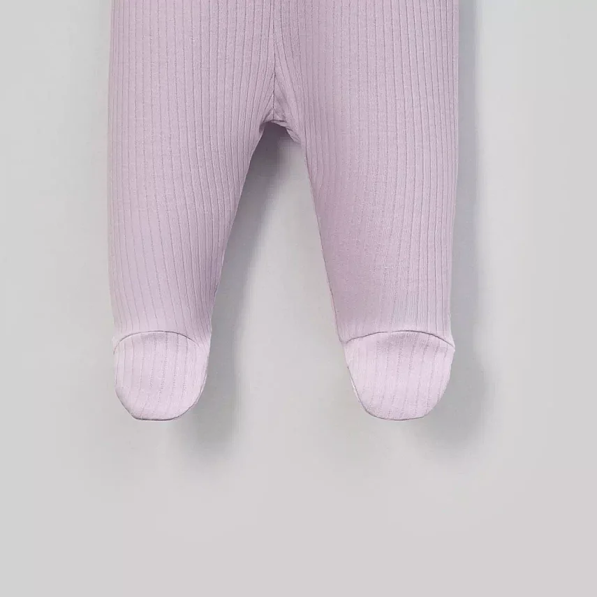 Angeltouch Pantolon Patikli Raporlu Lila - 3