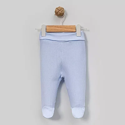 Angeltouch Pantolon Patikli Raporlu Mavi