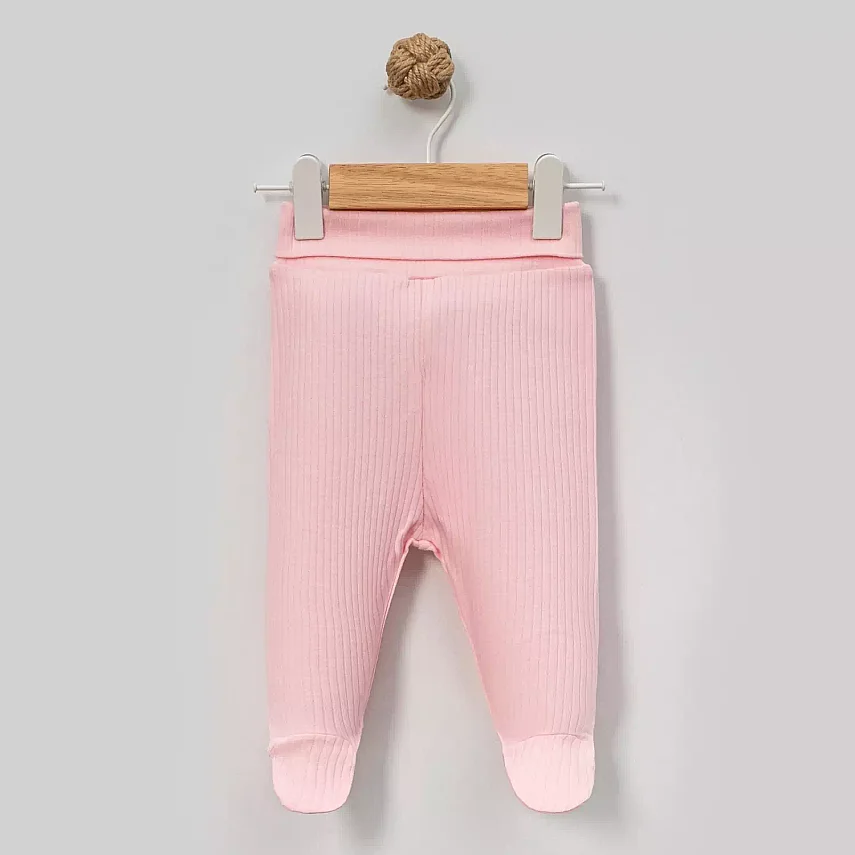 Angeltouch Pantolon Patikli Raporlu Pembe - 1