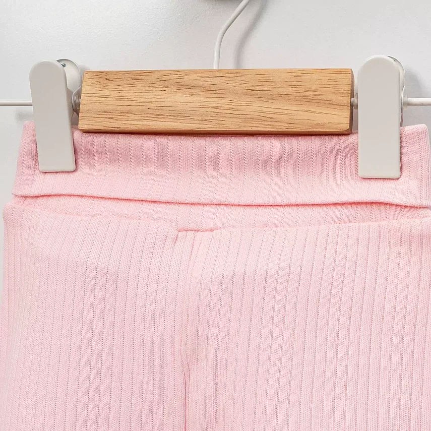 Angeltouch Pantolon Patikli Raporlu Pembe - 2