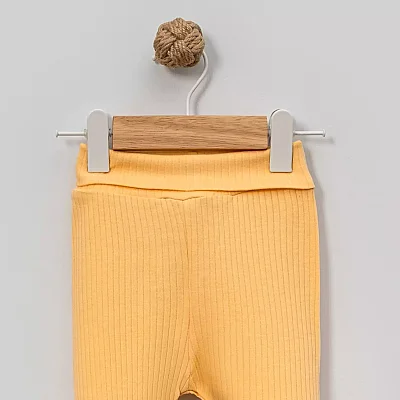 Angeltouch Pantolon Patikli Raporlu Sarı - 3