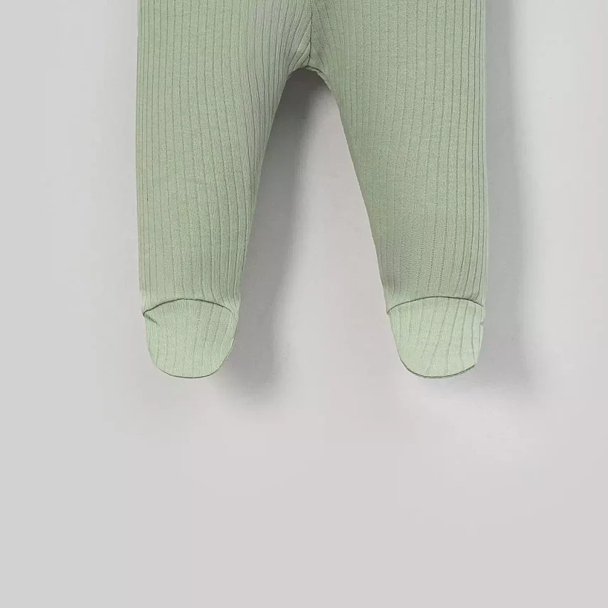 Angeltouch Pantolon Patikli Raporlu Yeşil - 3