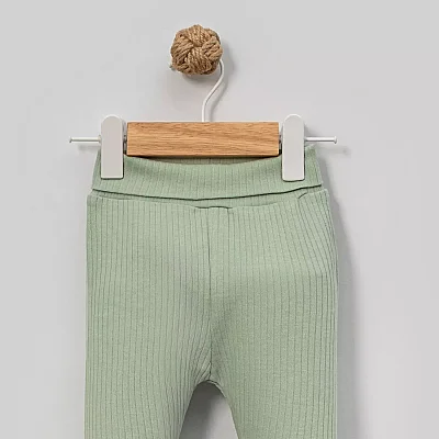 Angeltouch Pantolon Patikli Raporlu Yeşil (1)