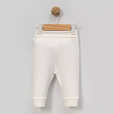 Angeltouch Pantolon Patiksiz Raporlu Ekru