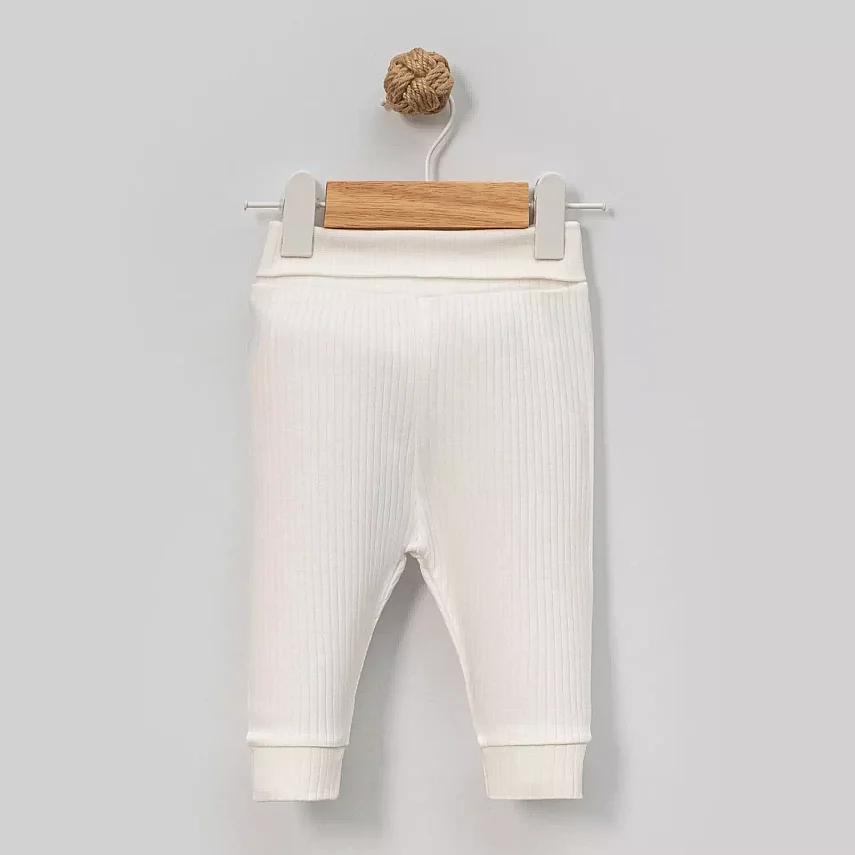 Angeltouch Pantolon Patiksiz Raporlu Ekru - 1