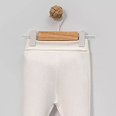 Angeltouch Pantolon Patiksiz Raporlu Ekru (1)