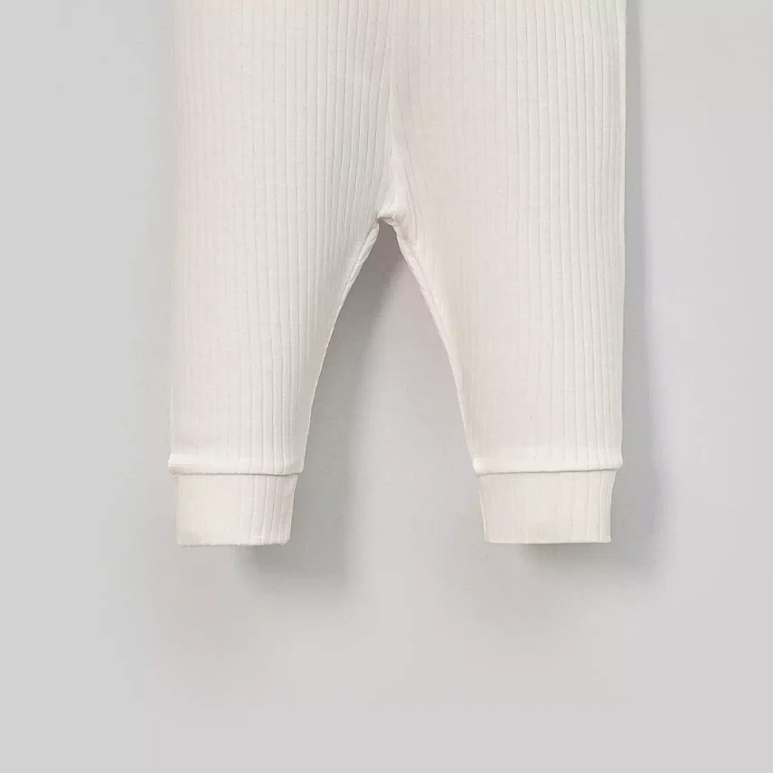 Angeltouch Pantolon Patiksiz Raporlu Ekru - 3