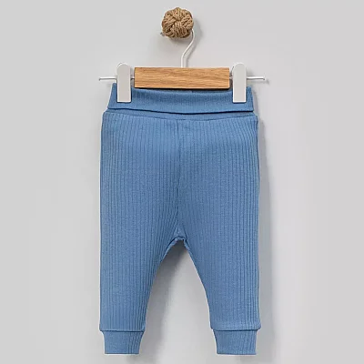 Angeltouch Pantolon Patiksiz Raporlu İndigo